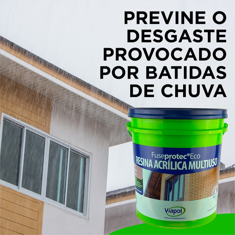 Resina Base Água Eco Fuseprotec 3,6 Lt Incolor Transparente