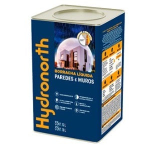 Tinta Borracha Líquida Paredes e Muros Hydronorth Impermeabilizante 18l