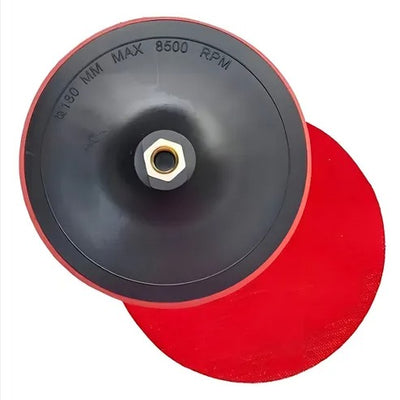 Prato Suporte para Lixa 180mm M14 com Velcro e Espuma (7”) para Politriz