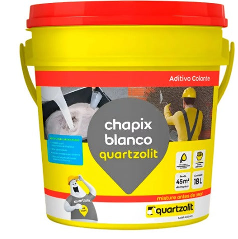 Chapix Blanco Quartzolit Aditivo Colante Para Chapisco 18L