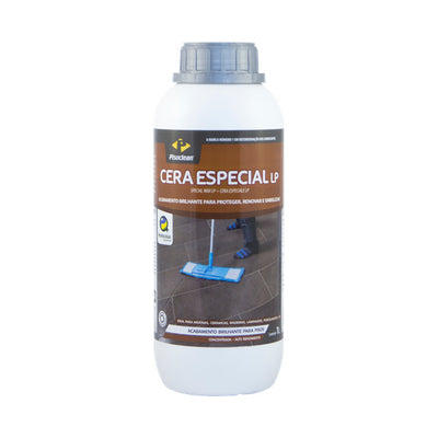 Cera Especial LP 1L Pisoclean – Cera Acrílica para Brilho e Proteção de Pisos