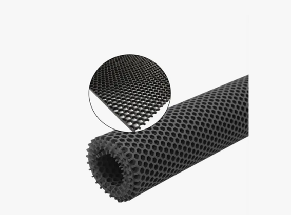 Tapete Preto Piso Antiderrapante H-kap 10m Por 1,20m