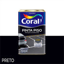 Tinta Acrílica Pinta Piso Preto 18l - Coral