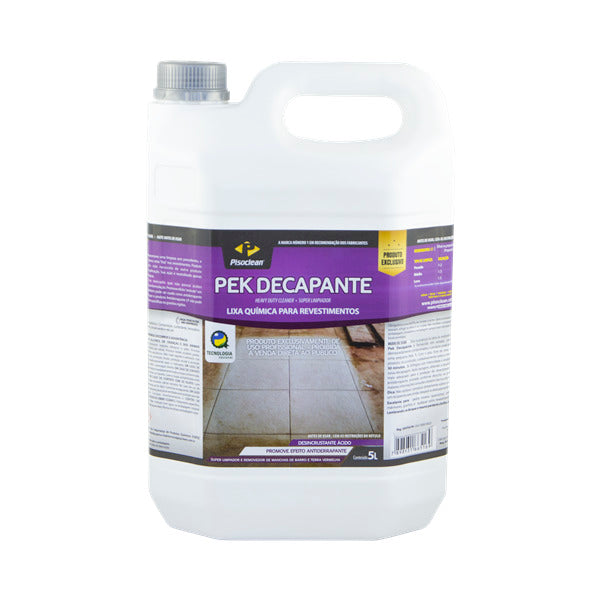 Pek Decapante Removedor de Barros e Manchas Vermelhas 5l - Pisoclean