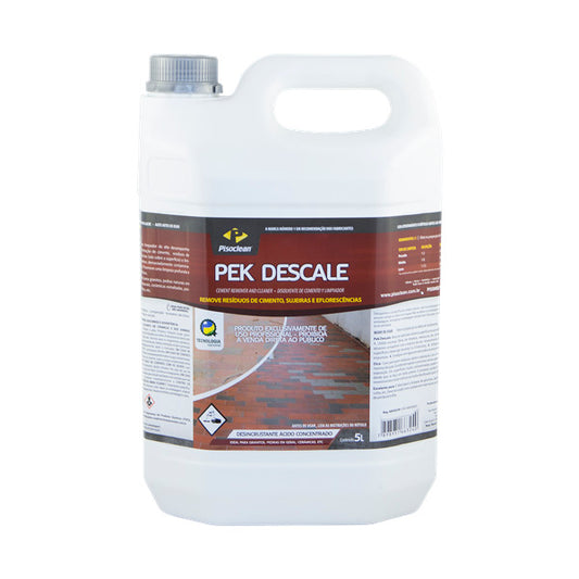 Pek Descale Removedor de Cimento, Sujeiras Pós Obra 5l - Pisoclean