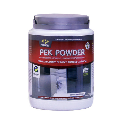 Pek Powder Pisoclean 1kg – Polidor de Porcelanato, Cerâmica, Mármore e Pedras