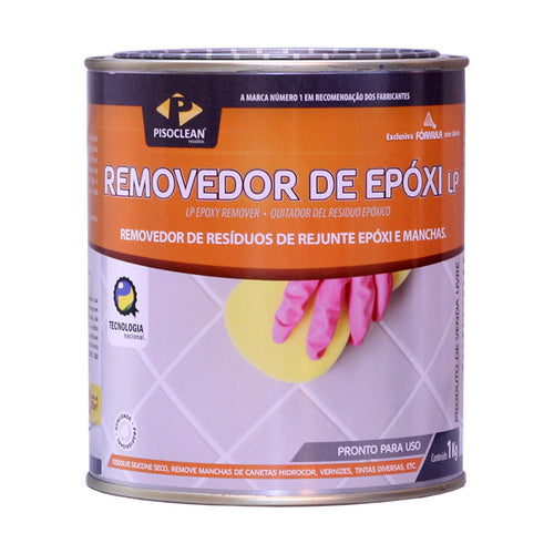Removedor de Epóxi LP 1kg Pisoclean – Gel para Rejunte Epóxi, Silicone, Tintas e Colas