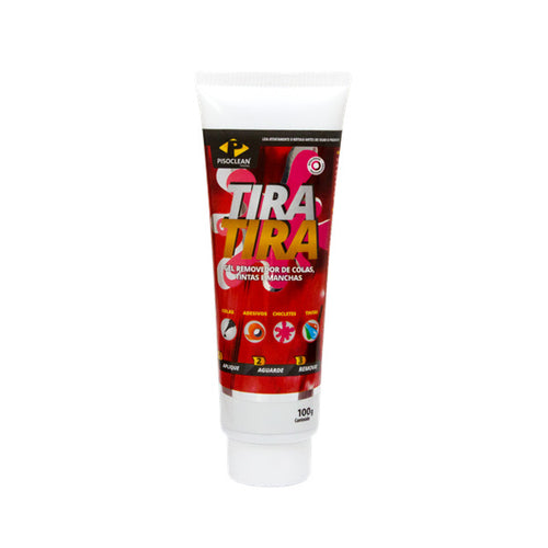 Tira Tira Super Gel 100g Pisoclean – Removedor de Colas, Tintas, Adesivos e Manchas
