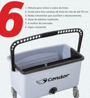 Cacamba Para Pintura Rolo Balde Bandeja Profissional 24 Litros