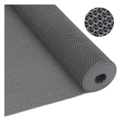 Tapete Antiderrapante Deck Piscina Banheira Box 1,20m X 10m Cor Cinza