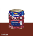 Tinta Esmalte Coralit Alto Brilho Ultra Resistência 3,6l Madeira E Metal Coral