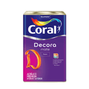 Tinta Acrílica Fosca Decora Matte Branco Neve 18L - Coral