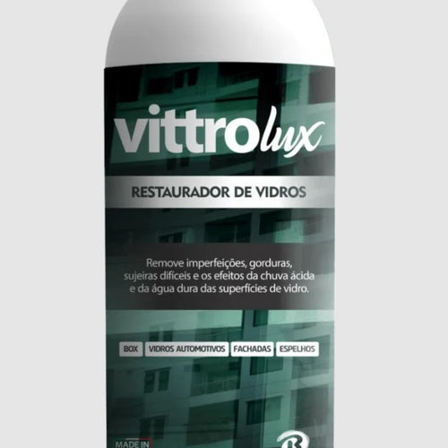 Vittrolux 1kg Removedor de Imperfeições para Vidros Bellinzoni - Limpeza e Polimento para Vidros, Boxes e Espelhos, Elimina Gorduras.