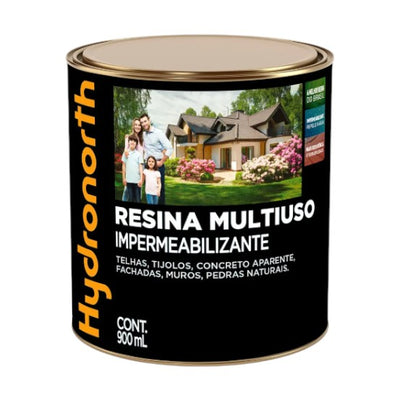 Resina Multiuso 900ml Para Telhas E Pisos Incolor Solvente Hydronorth