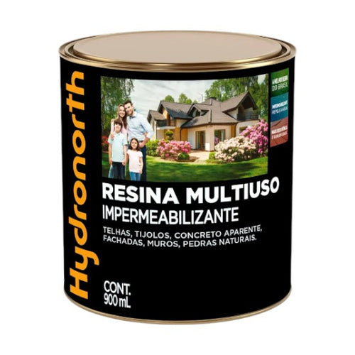 Resina Multiuso 900ml Para Telhas E Pisos Incolor Solvente Hydronorth