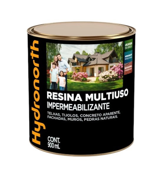 Resina Multiuso 900ml Para Telhas E Pisos Incolor Solvente Hydronorth