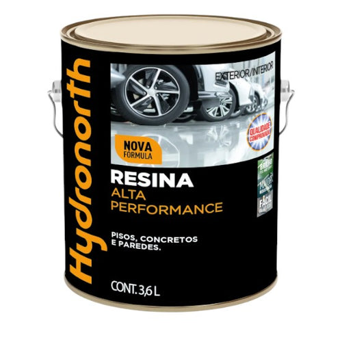 Resina Alta Performance 3,6l Pisos, Concretos e Paredes Vermelho Hydronorth