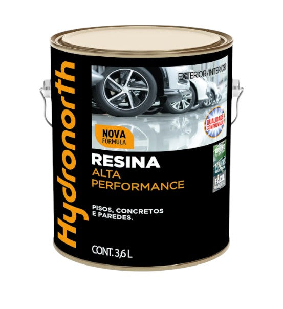 Resina Alta Performance 3,6l Pisos, Concretos e Paredes Vermelho Hydronorth