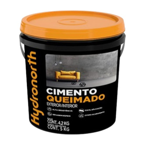Cimento Queimado Efeito Decorativo Cores 5kg Hydronorth