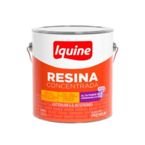 Resina Acrílica Concentrada Incolor Iquine 3,6L Impermeabilizante Brilhante