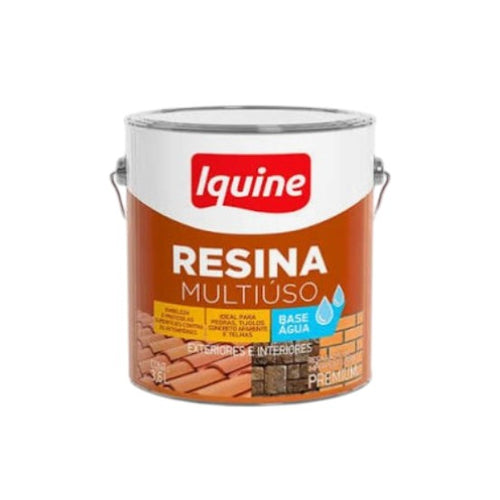 Resina Multiuso Base Água Cerâmica Ônix Iquine 3,6L Impermeabilizante Brilhante