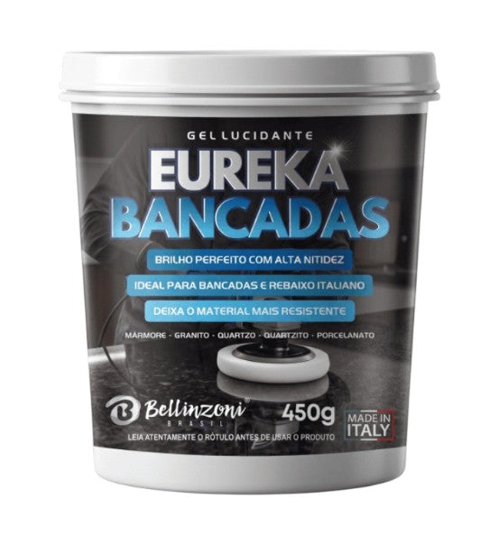 Eureka Bancadas 450g Incolor Bellinzoni – Cristalizador para Mármore, Granito e Quartzo