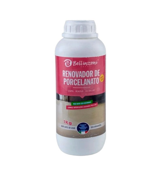 Renovador de Porcelanato 1kg Bellinzoni Limpeza Ceramica