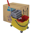 Balde Espremedor Lateral Mop Doblo Flex Amarel 20l Bralimpia