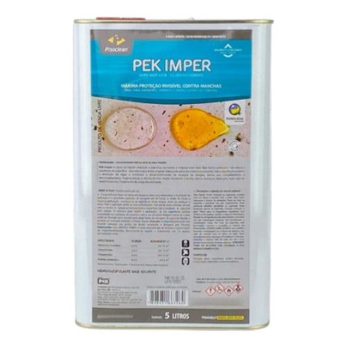 Pek Imper Impermeabilizante 5l Pisoclean Hidro/oleofugante Impregnante Marmore Granito