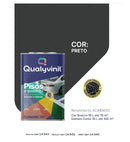 Tinta Premium Acrilica Pisos E Quadras Antimofo Exterior/Interior Cor Preto Qualyvinil 18l