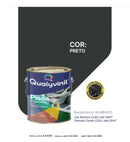 Tinta Premium Acrilica Pisos E Quadras Antimofo Exterior/Interior Cor Preto Qualyvinil 3,6l