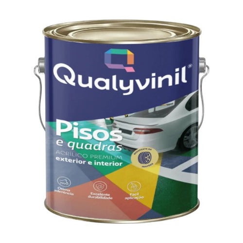 Tinta Acrílica Pisos e Quadras Alta Durabilidade E Resistência Qualyvinil 3,6l