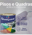 Tinta Acrílica Pisos e Quadras Alta Durabilidade E Resistência Qualyvinil 3,6l