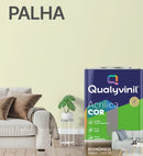 Tinta Acrílica Econômica Alto Rendimento e Cobertura Qualyvinil Fosca 3,6l