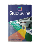Tinta Premium Acrilica Pisos E Quadras Antimofo Exterior/Interior Cor Preto Qualyvinil 18l