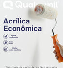 Tinta Acrílica Econômica Alto Rendimento e Cobertura Qualyvinil Fosca 3,6l