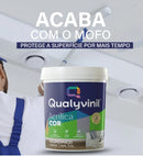 Tinta Acrílica Econômica Alto Rendimento e Cobertura Qualyvinil Fosca 3,6l