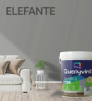 Tinta Acrílica Econômica Alto Rendimento e Cobertura Qualyvinil Fosca 3,6l