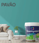 Tinta Acrílica Econômica Alto Rendimento e Cobertura Qualyvinil Fosca 3,6l