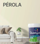 Tinta Acrílica Econômica Alto Rendimento e Cobertura Qualyvinil Fosca 3,6l