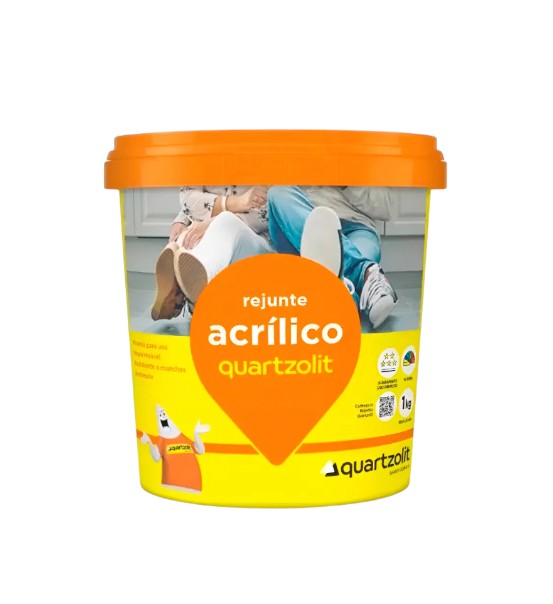 Rejunte Acrílico Weber Impermeável Quartzolit 1kg Cores