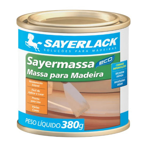 Sayermassa Massa Para Madeira Várias Cores 1424 380g Sayerlack