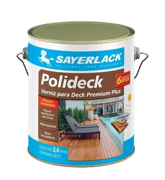 Polideck Natural Deck Piscina 3,6l Semi Brilho Sayerlack
