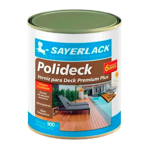 Polideck Natural Deck Piscina 900ml Semi Brilho Sayerlack