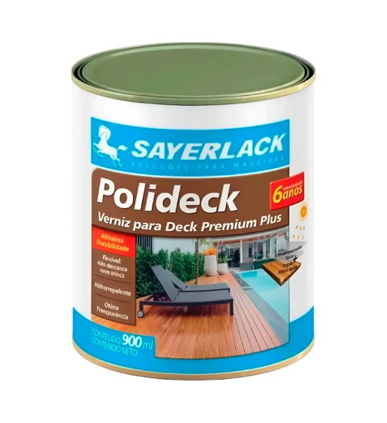 Polideck Natural Deck Piscina 900ml Semi Brilho Sayerlack