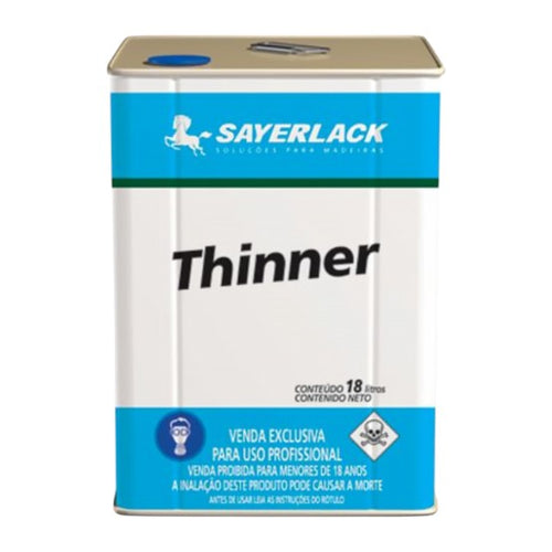 Thinner Profissional 18 Litros Limpeza Sayerlack