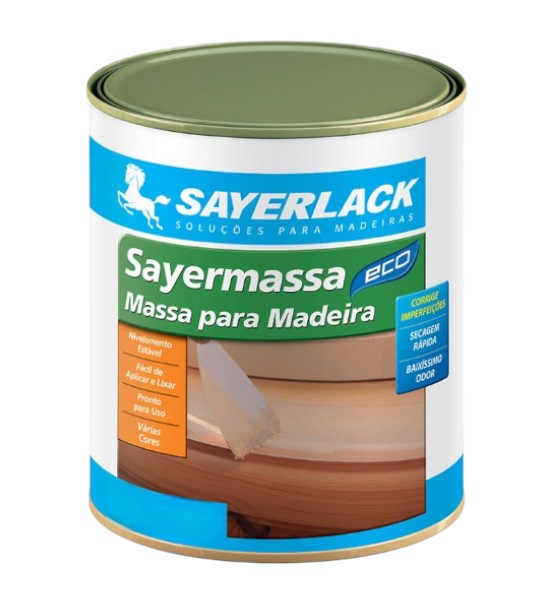 Sayermassa Massa Para Madeira Várias Cores 1424 6kg Sayerlack