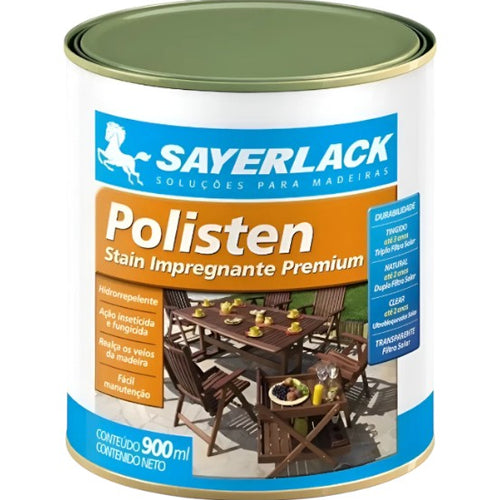 Verniz Polisten Hidrorrepelente Impregnante Cores 900ml Sayerlack