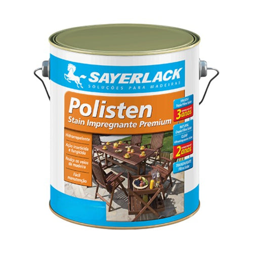 Verniz Polisten Natural Hidrorrepelente Filtro Solar Impregnante Fungicida 900ml Sayerlack