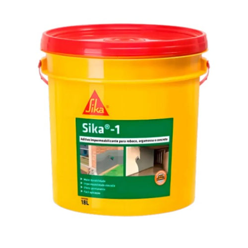 Aditivo Impermeabilizante Sika-1 Para Argamassa E Concreto 18l